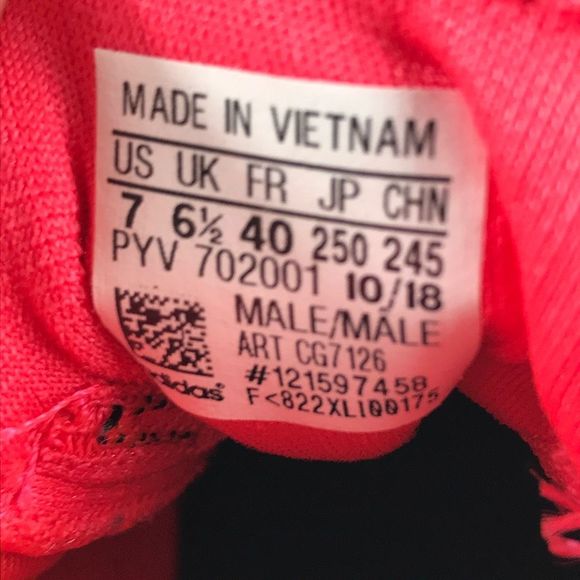 Adidas Pod-S3.1 Shock Red Boost Running Shoes CG7126 Men’s Size 7 - Picture 12 of 13